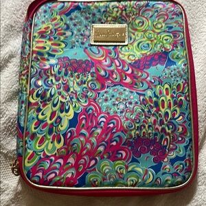 Lilly Pulitzer 3pc bundle set! Zippered sleeve organizer, phone case, headband!